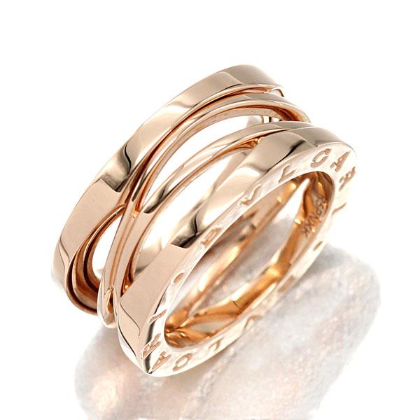 ブルガリ BVLGARI K18PG ビーゼロワン レジェンド リング 353564 #53
