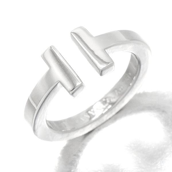 Tiffany T ティファニー TIFFANY&Co. K18WG ティファニーT スクエア 