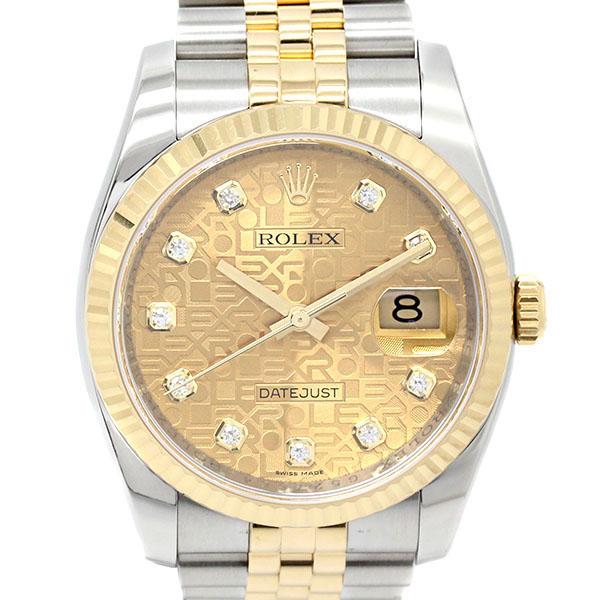 ロレックス ROLEX デイトジャスト 116233G 掘りコンピューター文字盤 G