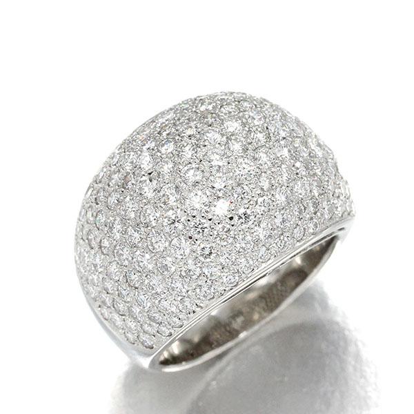 プラチナ ダイヤモンド リング 15号 D3.37ct/0.01ct Pt900 指輪 