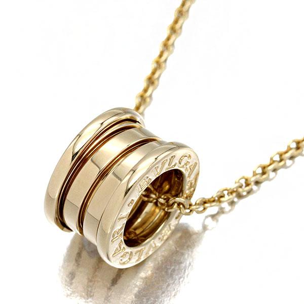 ブルガリ BVLGARI ビー・ゼロワン B-zero1 K18YG リング ネックレス 