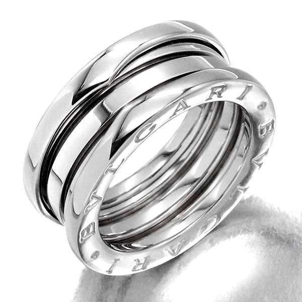 ビー・ゼロワン ブルガリ BVLGARI B-zero1 K18WG リング #53 ホワイト
