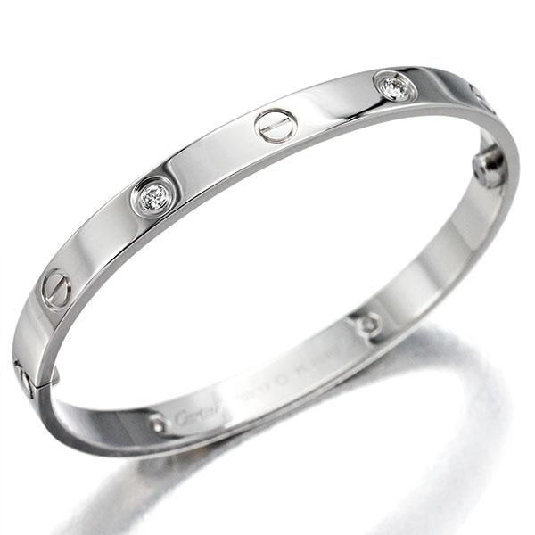 LOVE（Cartier） カルティエ Cartier ラブブレス K18WG 4P ハーフ