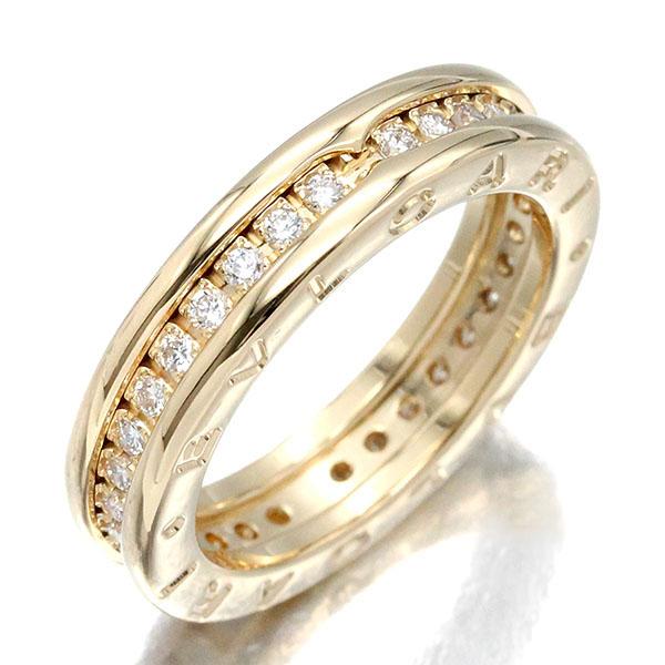syota44BVLGARI ブルガリビーゼロワン　フルダイヤリング ビー・ゼロワン ブルガリ BVLGARI B-zero1 K18YG フルダイヤ リング