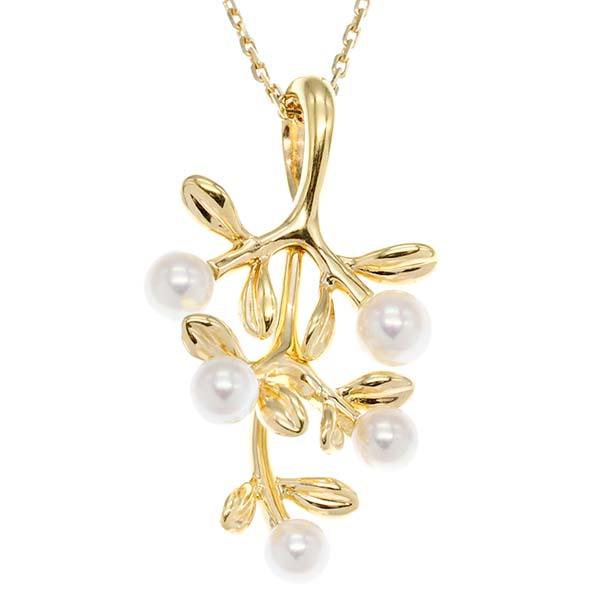 MIKIMOTO（ミキモト） MIKIMOTO K18YG オリーブ パール スウィング