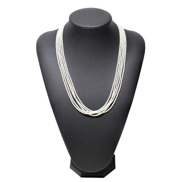MIKIMOTO（ミキモト） MIKIMOTO 5連 アコヤパール K18YG ネックレス 
