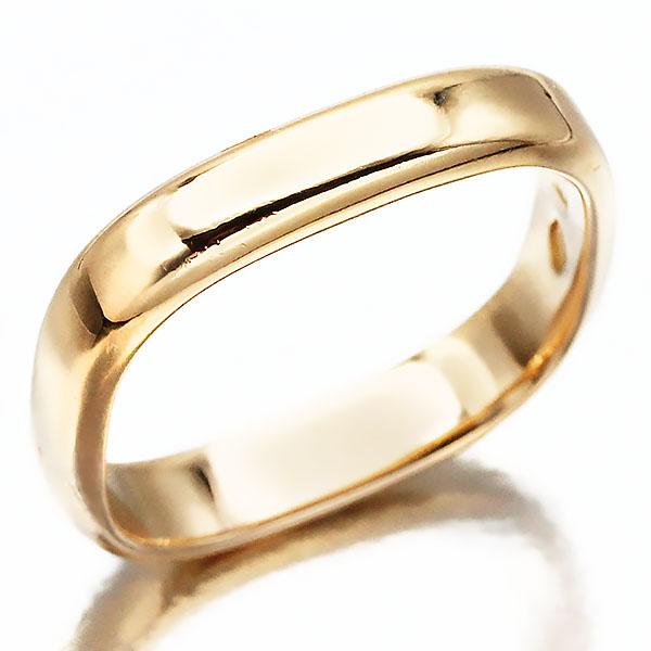 GUCCI（グッチ） スクエア リング 12号 K18PG ピンクゴールド750 5.0g