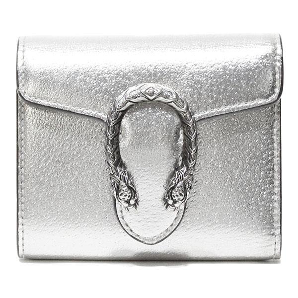 GUCCI グッチ ディオニュソス GGスプリーム 三つ折り財布 627073 Dionysus グッチ GUCCI ディオニュソス シルバー 三つ折り財布 627073