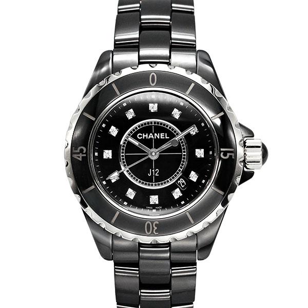 アリスです。完品CHANEL時計 J12 12Pブラック H1625 0525165306_6832cc6282ff5.jpg