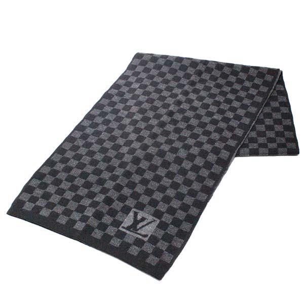 ルイヴィトン LOUIS VUITTON マフラー ダミエグラフィット エシャルプ・プティ ダミエ M74200 ブラック LOUIS VUITTON ルイ・ヴィトン マフラー エシャルプ・プティ ダミエ