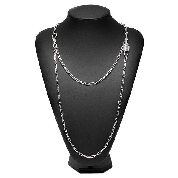 HERMES（エルメス） アルファケリー ロング ネックレス 98cm SV925