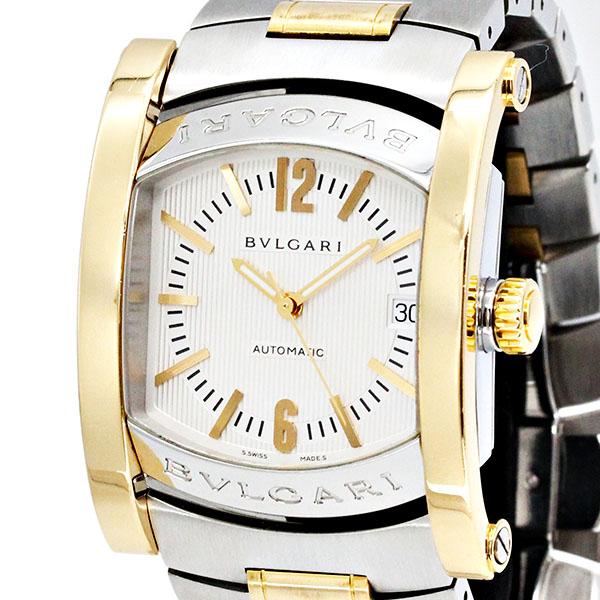 BVLGARI（ブルガリ） アショーマ AA44SG デイト ホワイト文字盤 K18YG