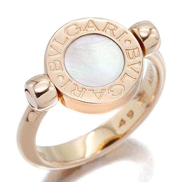 BVLGARIリング　指輪　フリップダイヤ&オニキス　WG K18 50号 10号【BVLGARI/ブルガリ】 オニキス ダイヤモンド リング・指輪