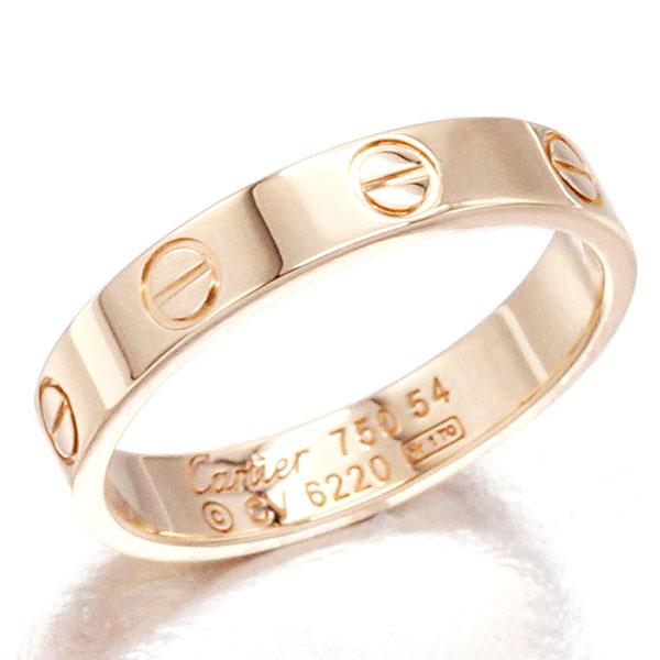 LOVE（Cartier） カルティエ Cartier ミニラブ リング #54 K18PG
