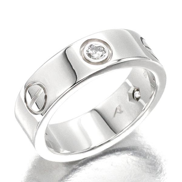 Cartierラブリングダイヤ3ピース K18WG750 LOVE（Cartier） カルティエ Cartier ラブリング 3Pダイヤモンド K18WG