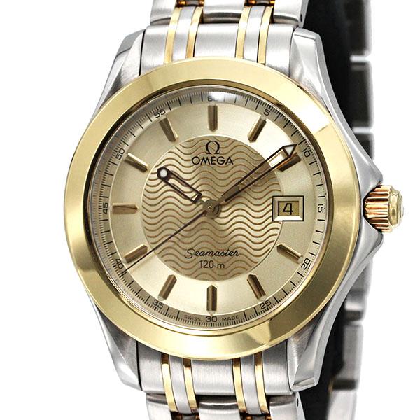 SEAMASTER オメガ OMEGA シーマスター SS/YG メンズ腕時計 ゴールド  