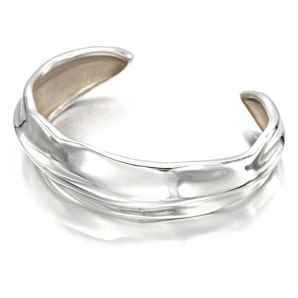 TIFFANY&Co.（ティファニー） リーフ カフ シルバー バングル 16cm