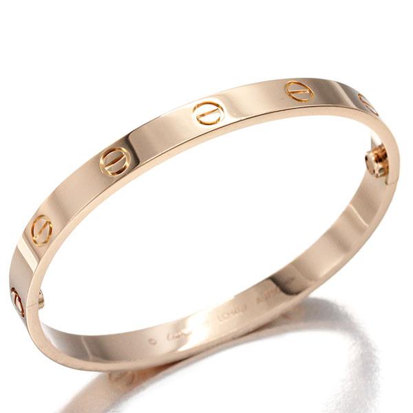 LOVE（Cartier） カルティエ Cartier ラブブレス K18PG #17 ピンク