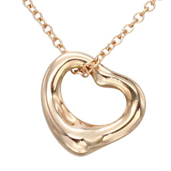 ティファニー K18 PERETTI オープンハートネックレス(チャームのみ