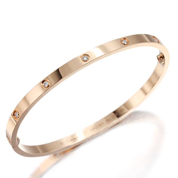 カルティエ　ラブブレス　スモール17 ピンクゴールド LOVE（Cartier） カルティエ Cartier ラブ ブレスレット スモール