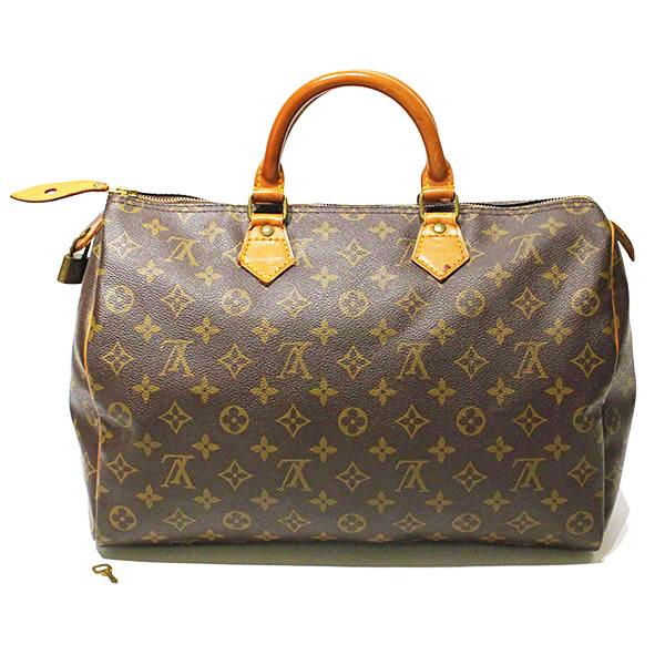 ルイヴィトン スピーディ35 モノグラム M41524 パドロック・鍵付 キーポル ルイ・ヴィトン LOUIS VUITTON モノグラム スピーディ 35