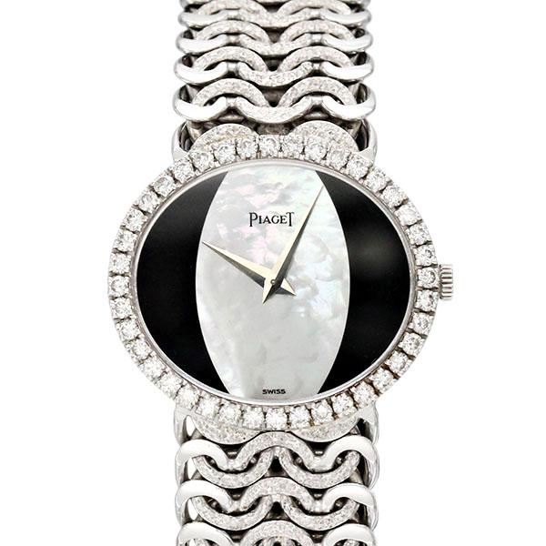 PIAGET（ピアジェ） ホワイトシェル文字盤 K18WG ダイヤモンドベゼル