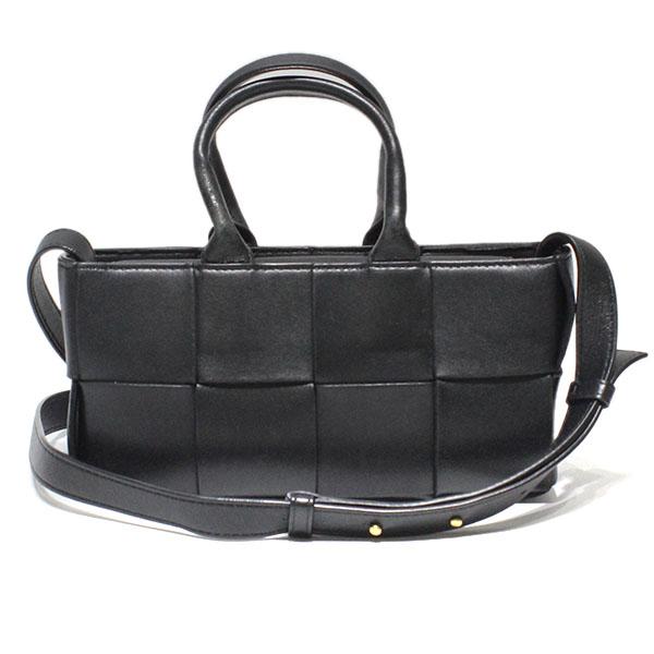 BOTTEGA VENETA アルコトートミニ　黒　レザー 国内/関税込☆BOTTEGA VENETA ミニ アルコ トートバッグ (BOTTEGA