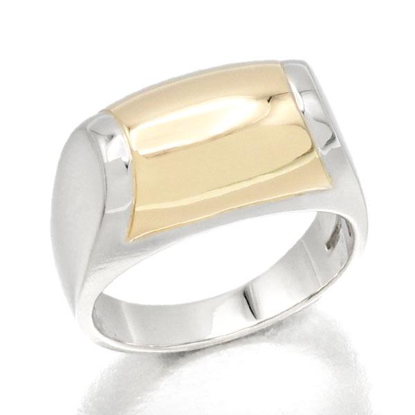 BVLGARI（ブルガリ） トロンケット リング 11号 K18YG/WG ゴールド 