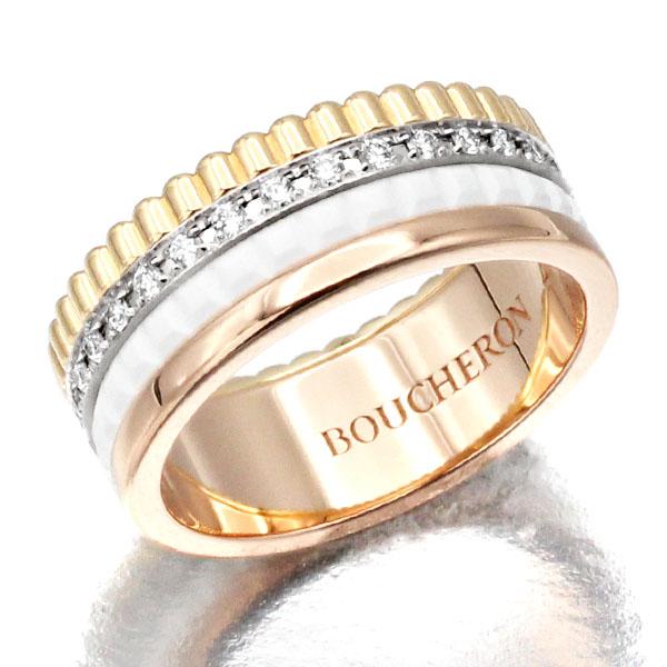 QUATRE ブシュロン BOUCHERON キャトル ホワイト ダイヤ リング
