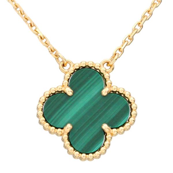 vancleef &arpels アルハンブラ ペンダント 18K マラカイト アルハンブラ ヴァンクリーフ＆アーペル VanCleef＆Arpels