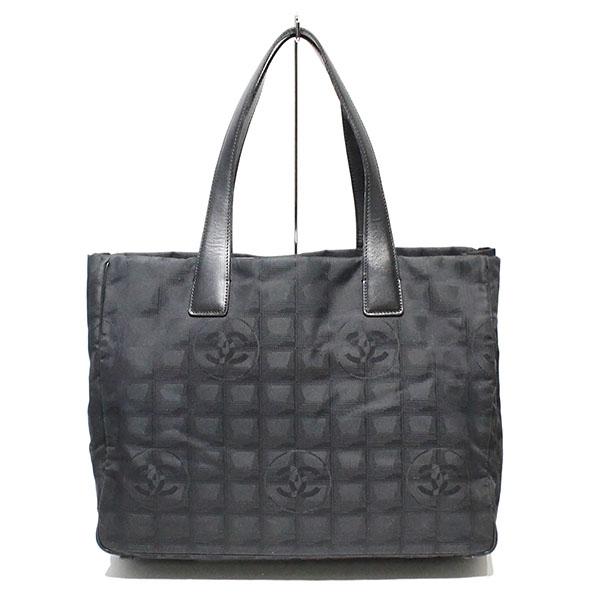 ニュートラベルライン シャネル CHANEL トートMM A15991 黒 ブラック
