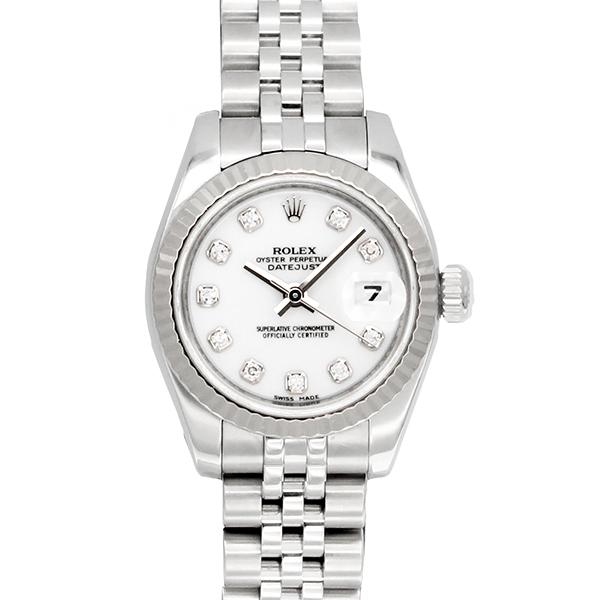 ロレックス ROLEX デイトジャスト26 179174G ホワイト WG/SS 自動巻き レディース 腕時計 デイトジャスト ロレックス ROLEX 179174G SS WG 自動巻き 26mm