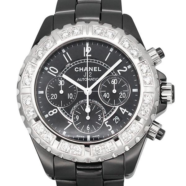 CHANEL J12 自動巻き時計 ブラック J12 シャネル CHANEL ブラック文字盤 ブラックセラミック/SS アフター