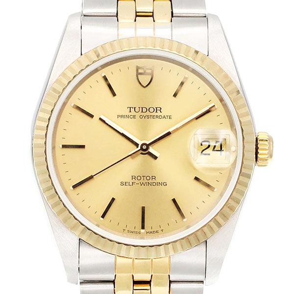 TUDOR（チューダー） プリンス デイト 74033 シャンパン文字盤 SS/YG 