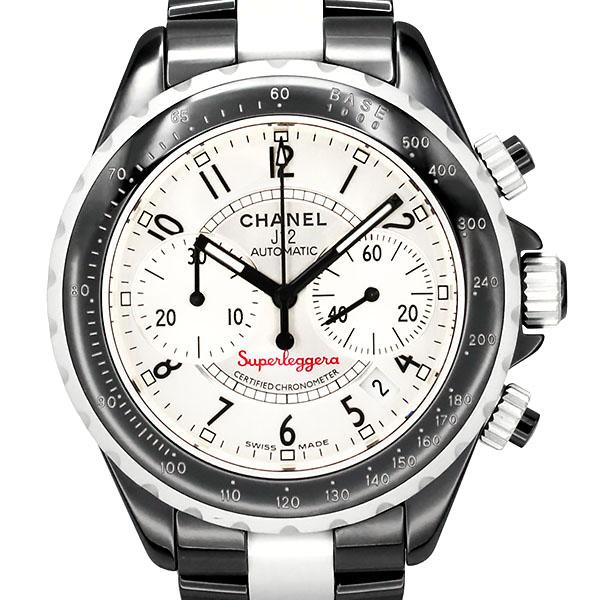 シャネル CHANEL H1624 J12 スーパーレッジェーラ クロノグラフ 自動巻き メンズ _944866 J12 シャネル CHANEL スーパーレッジェーラ H1624 シルバー文字盤