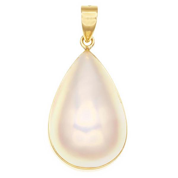 TASAKI（タサキ） ティアドロップ マベパール ペンダントトップ K18YG 