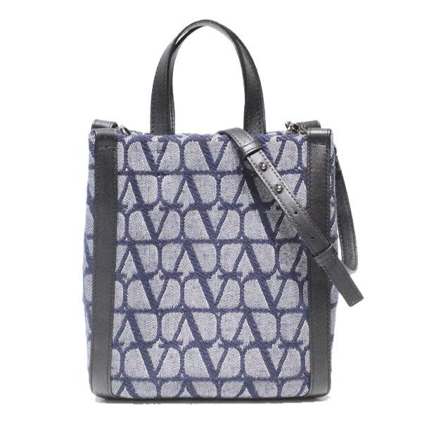 ヴァレンティノ VALENTINO イコノグラフ 4Y2B0B78FGK 2WAY トートバッグ メンズ 中古