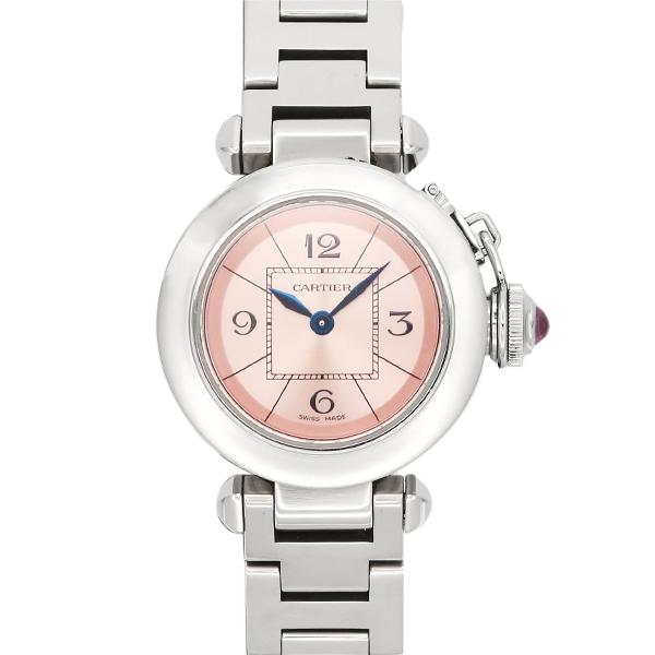 Ayu さまCartier カルティエミスパシャ W3140008 ピンク文字盤 PASHA DE CARTIER カルティエ Cartier ミスパシャ W3140008 ピンク文字