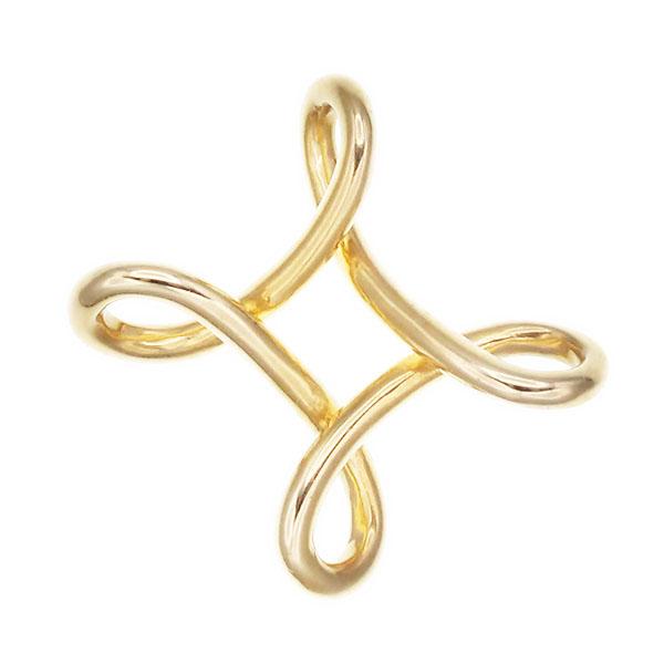 ティファニー TIFFANY&amp;Co. エルサ・ペレッティ インフィニティ クロス ペンダント K18YG 2.4g レディース 中古 ゴールド 750 18金
