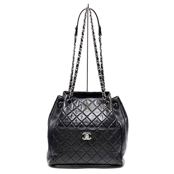 シャネル CHANEL マトラッセ 巾着型 チェーン ショルダーバッグ