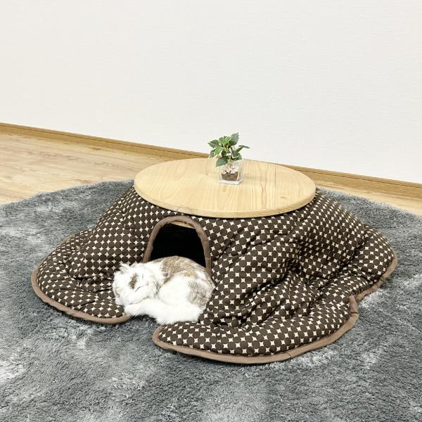 猫こたつ ナチュラル  国産ヒノキ材 国産布団 受注生産商品