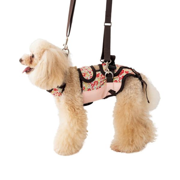 LaLaWalk 小型犬用 フラワー M ララウォーク 介護用・歩行補助ハーネス
