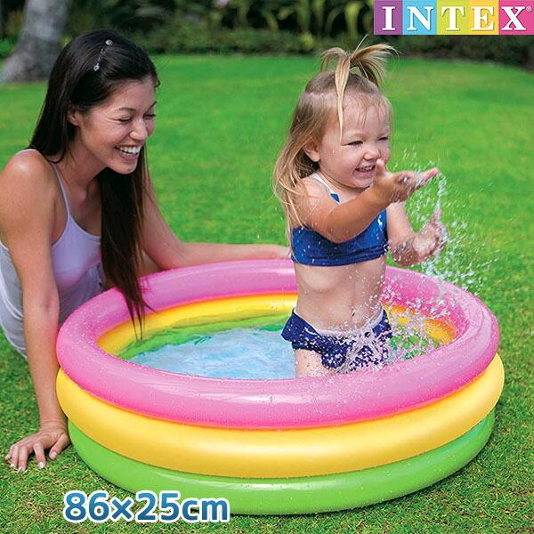 プール サンセットグロー ベビープール 86×25cm INTEX インテックス