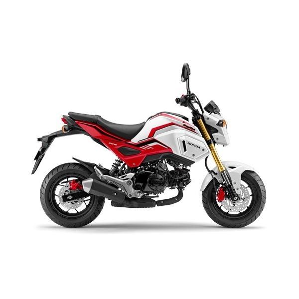 ポイント5倍 カード支払いok 2bj Jc75 ホンダ ロスホワイト グロム 125cc 新車 Honda 125cc バイク Mt 原付二種 2bj Jc75 ロスホワイト 白 Marutomi Grom White 丸富オート