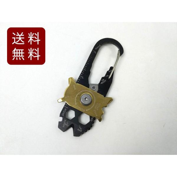 多機能カラビナ型マルチツール 20in1 サバイバルゲーム キャンプに