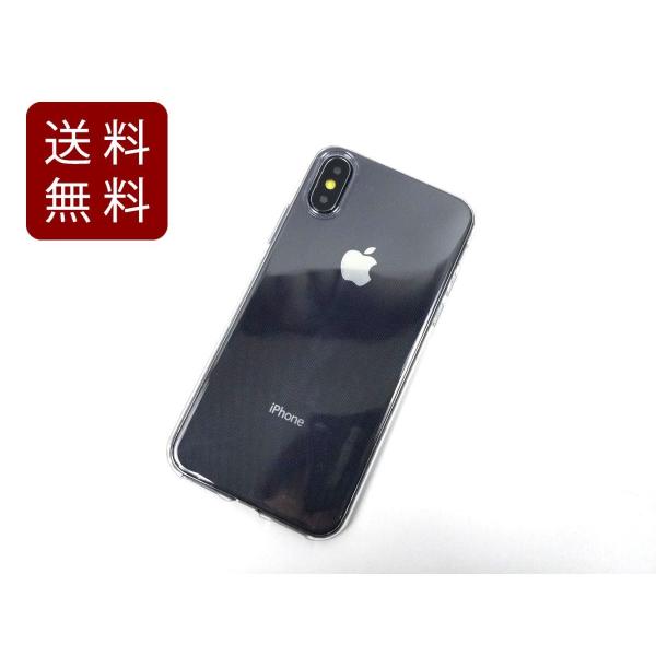 iPhone X用 透明カバー クリアケース TPU 送料無料 : まるともストア