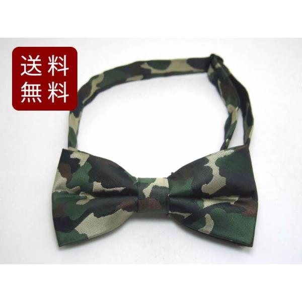 蝶ネクタイ ボウタイ 迷彩今注目のおしゃれアイテムの蝶ネクタイ！カジュアルなジャケットスタイルやパーティーシーンにもおすすめのアイテムです。カラー：アーミーグリーンサイズ：結びサイズ約12.7cm X 6.3cmベルトは調整可能です。スマー...