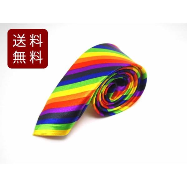 爆買 ネクタイ 斜めストライプ レインボーカラー：写真の通りサイズ：全長約146cm幅：約5cm素材：ポリエステルパッケージはありません。スマートフォンは付属しません。保管時や輸送費に折り皺等が付く場合がありますので、アイロン前提でご購入く...