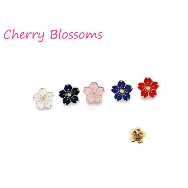 桜 さくら ピンバッジ 2cm 全5色 春 入学式 卒業式いろんなところに 花
