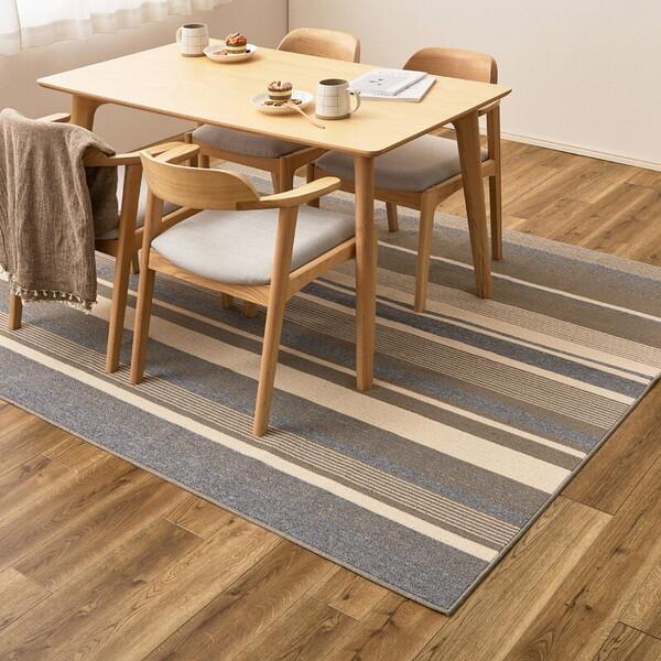 ★萩原 涼感タフトラグ フロワ 約185×240cm ★パープル 約3畳 ラグ HAGiHARA（萩原） ラグ タフトラグ 約185×240cm 洗える 速乾 軽量 抗菌